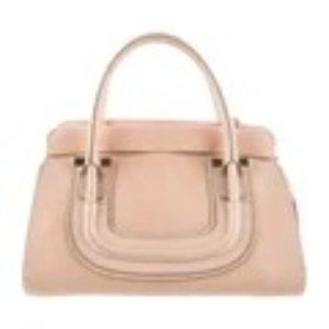 Chloe: Snakeskin-Trimmed Everston Satchel, Includes dust bag